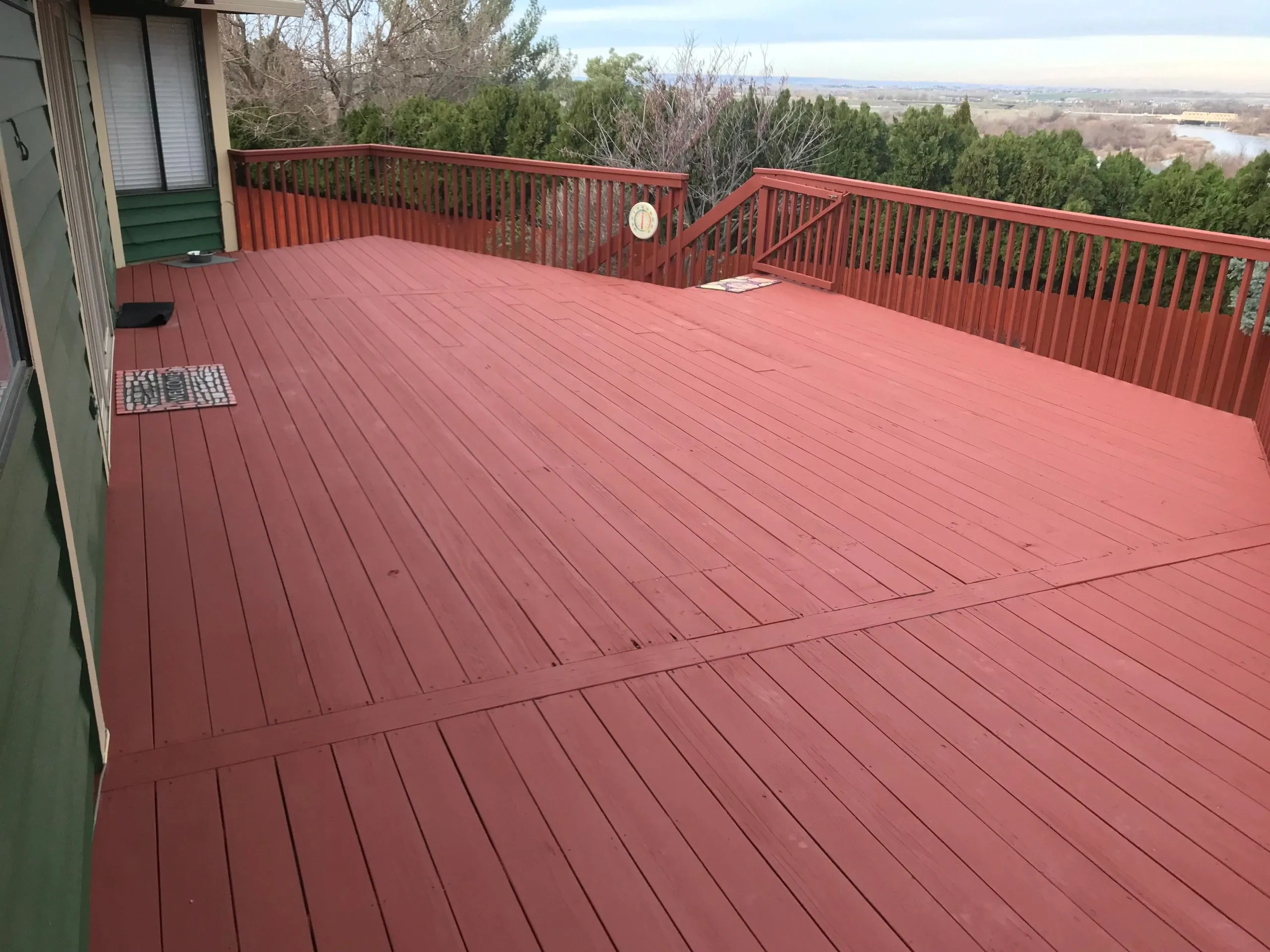 Deck after refinishing